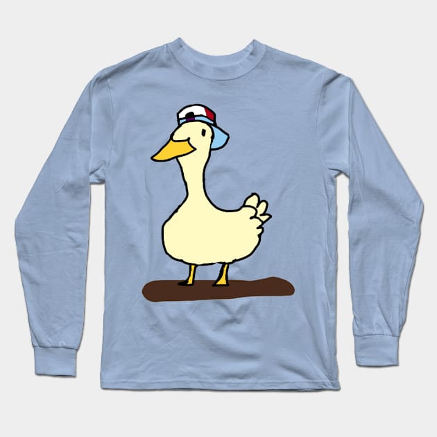 Dancing Duck meme! Long Sleeve T-Shirt by badrhijri